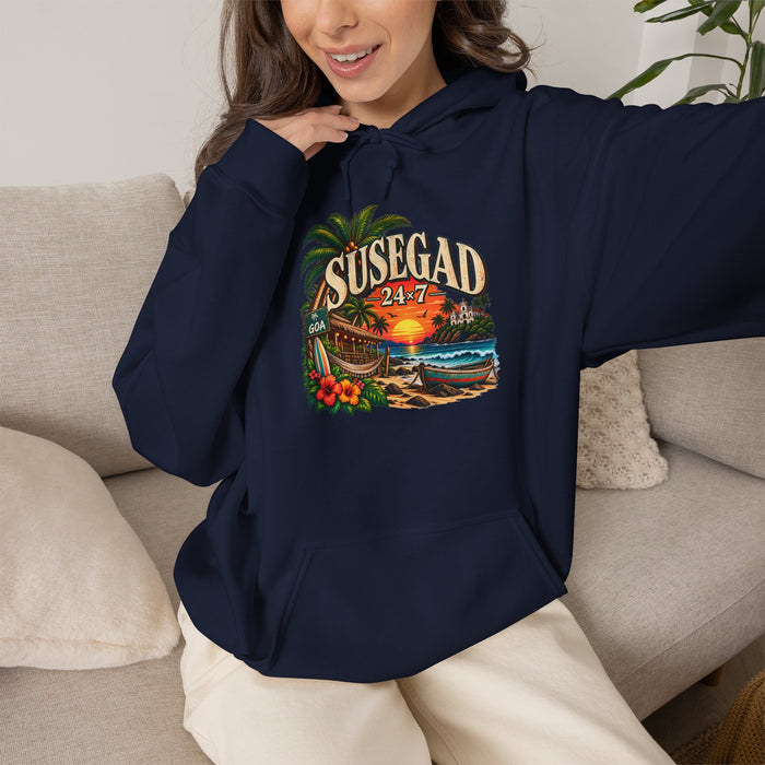 Susegad 24x7 Tropical Sunset Hoodie