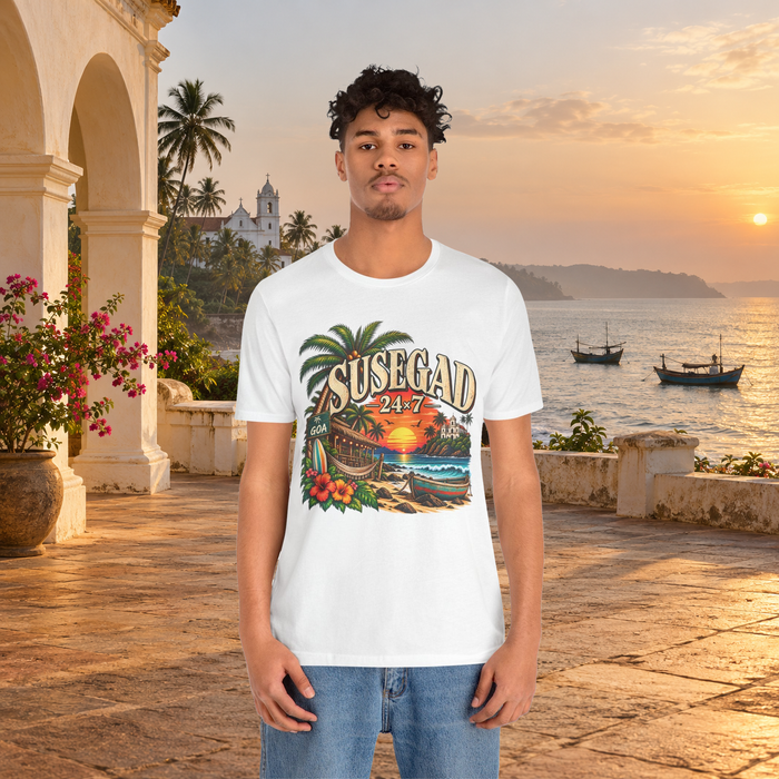 Susegad 24x7 Goa Sunset Jersey T-Shirt