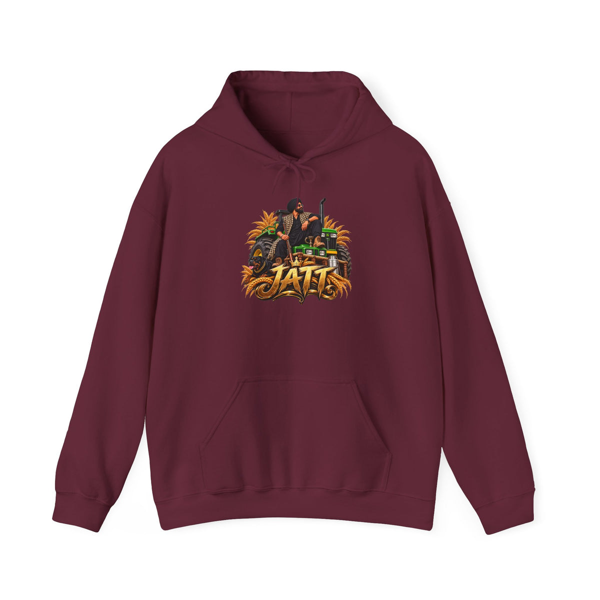 Jatt Tractor Hoodie | Punjabi Farm Heritage Sweatshirt