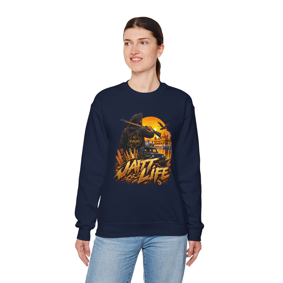 Jail Life Crewneck Sweatshirt – Retro Prison Escape Graphic Pullover