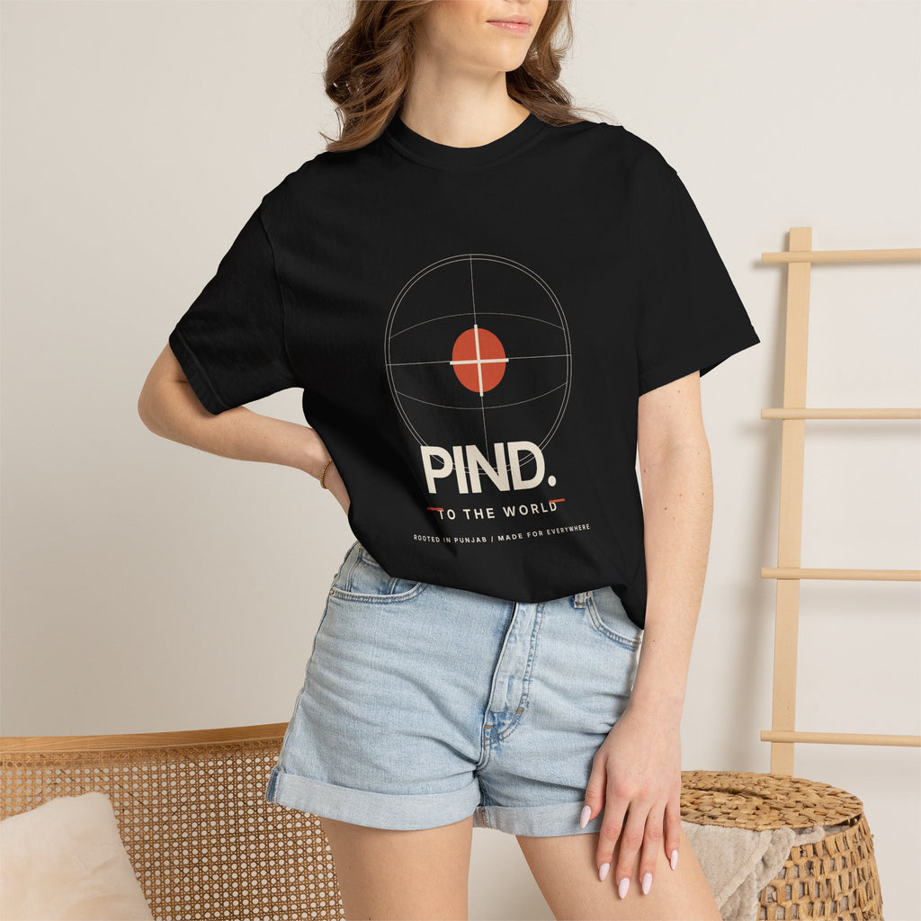 PIND. Punjabi Heritage Graphic T-Shirt | Garment-Dyed Tee