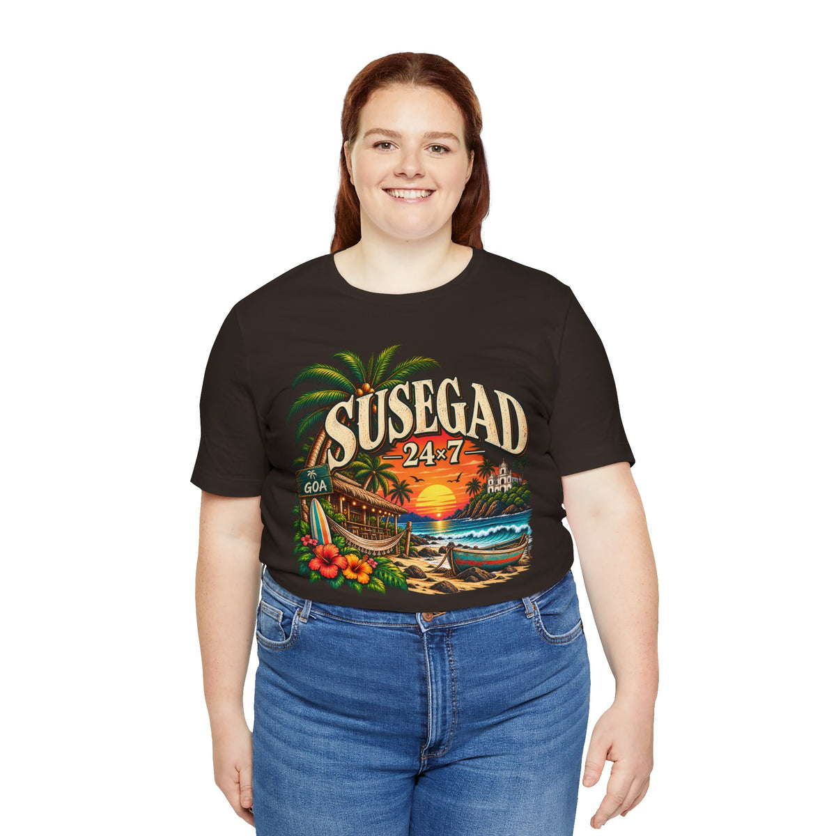 Susegad 24x7 Goa Sunset Jersey T-Shirt