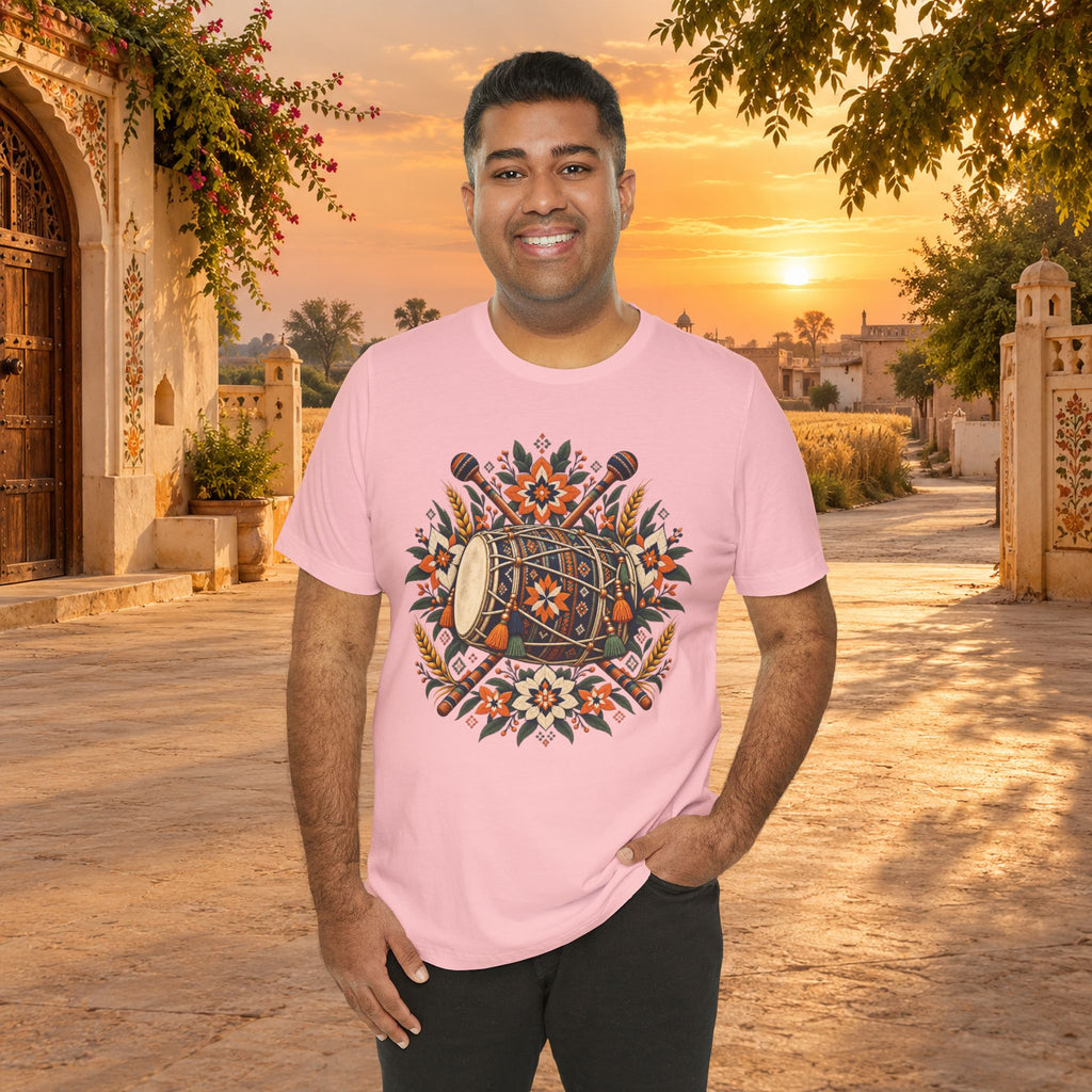 Boho Folk Drum Mandala T-Shirt