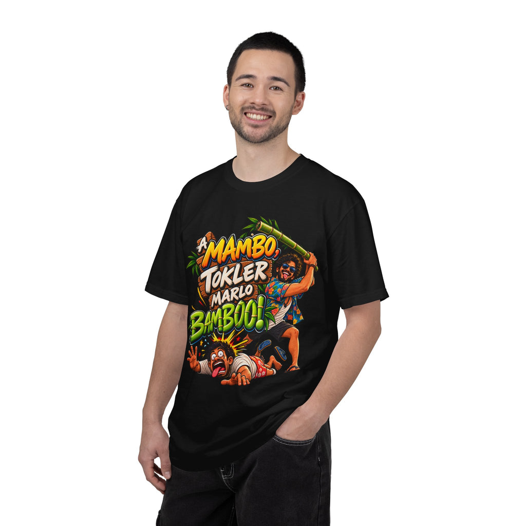 A Mambo, Tokler Marlo Bamboo! Goan Heritage Garment-Dyed T-Shirt