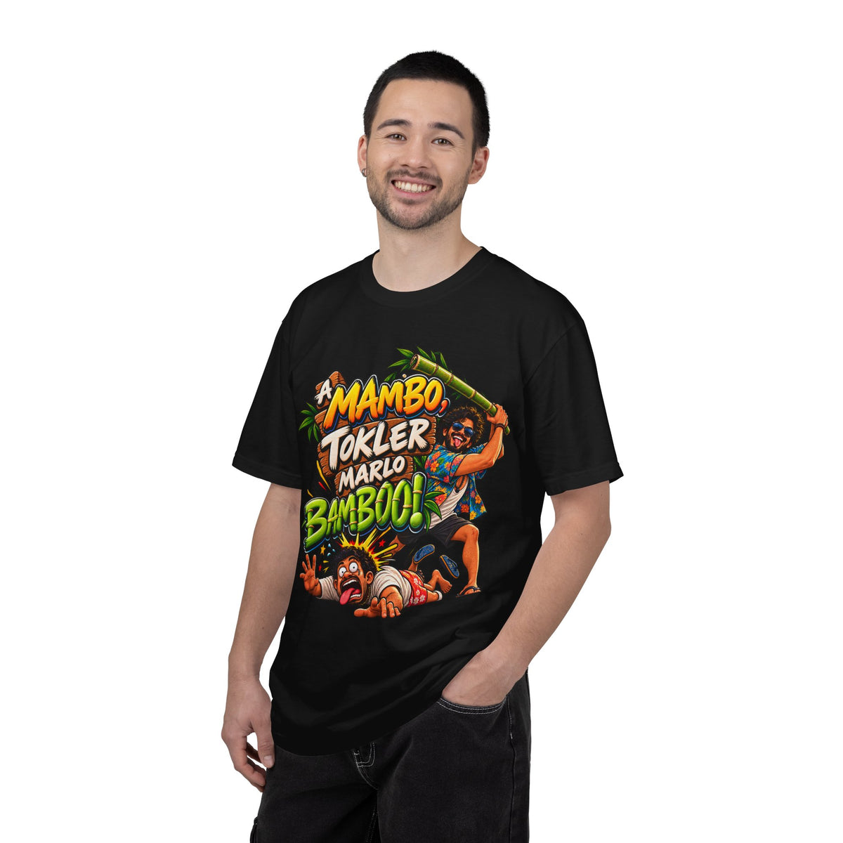 A Mambo, Tokler Marlo Bamboo! Goan Heritage Garment-Dyed T-Shirt