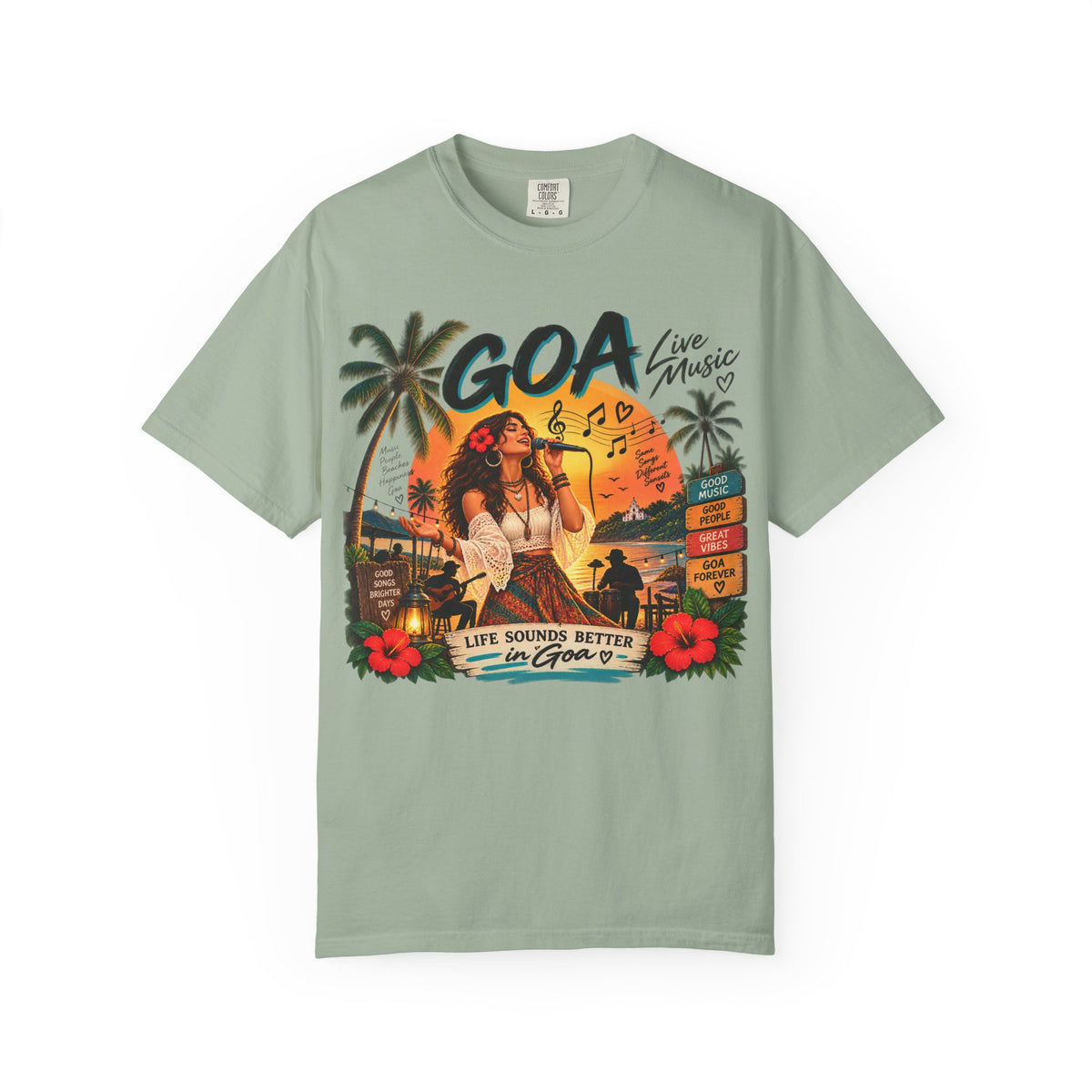 Born in Goa Garment-Dyed T-Shirt – Goan Heritage — product image 5