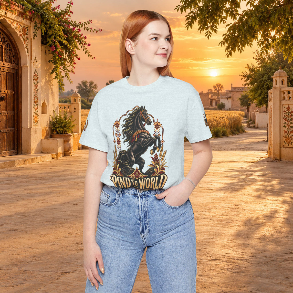 Pind to World Horse Graphic Tee