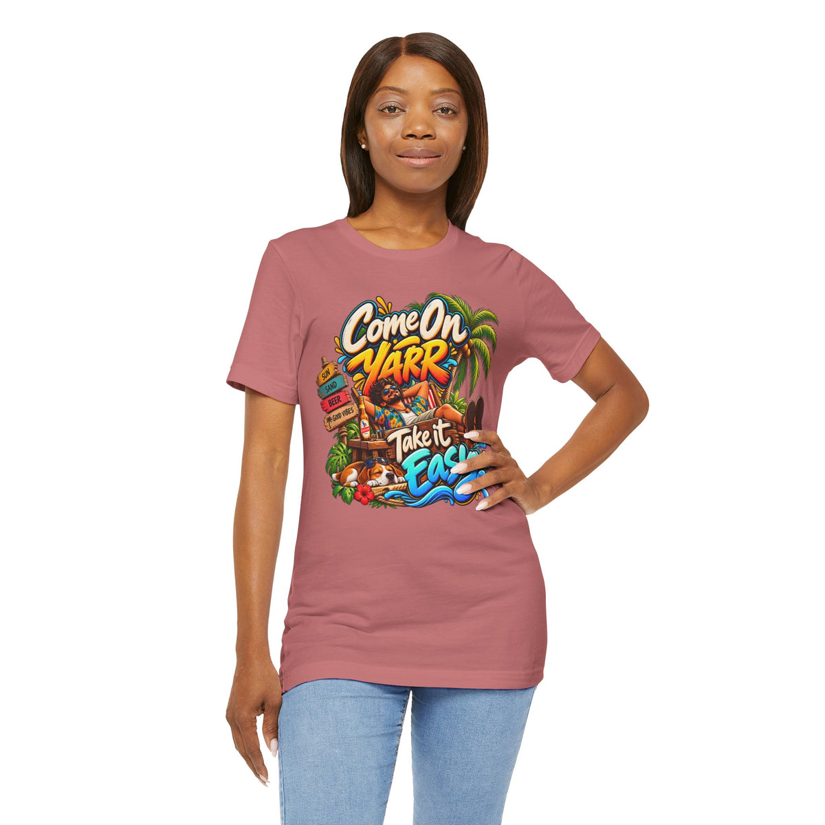 COME ON YARR / TAKE IT EASY Jersey T-Shirt