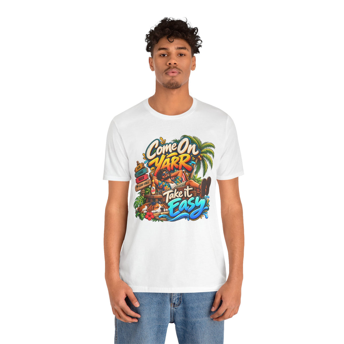 COME ON YARR / TAKE IT EASY Jersey T-Shirt
