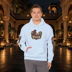 NIDAR Tiger and Bear Graphic Hoodie