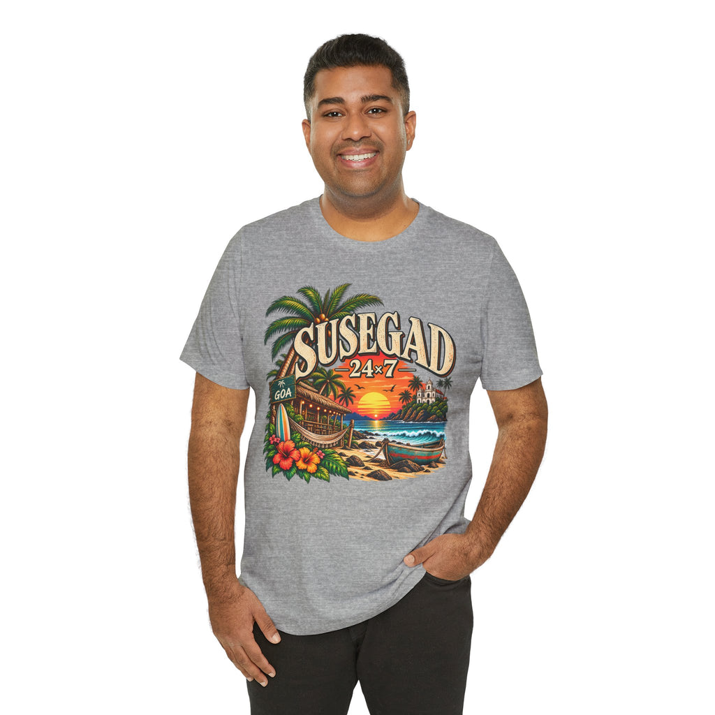 Susegad 24x7 Goa Sunset Jersey T-Shirt