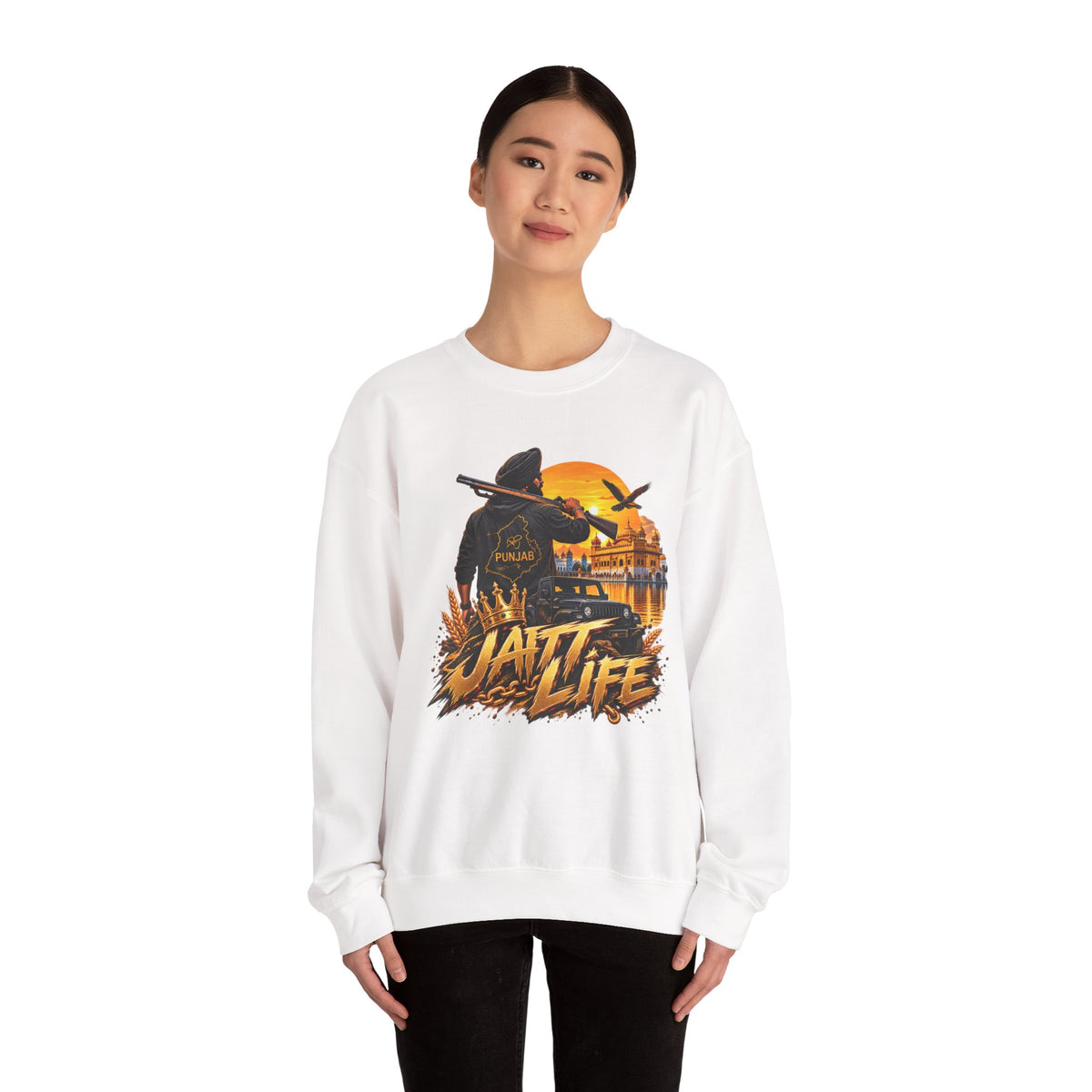 Jail Life Crewneck Sweatshirt – Retro Prison Escape Graphic Pullover