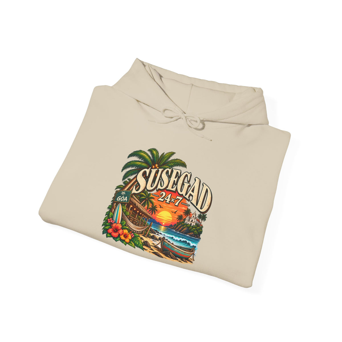 Susegad 24x7 Tropical Sunset Hoodie