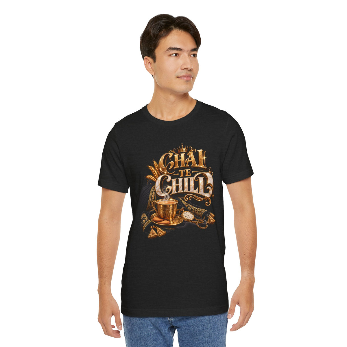 Chai Te Chilli T-Shirt — Vintage Indian Tea Design