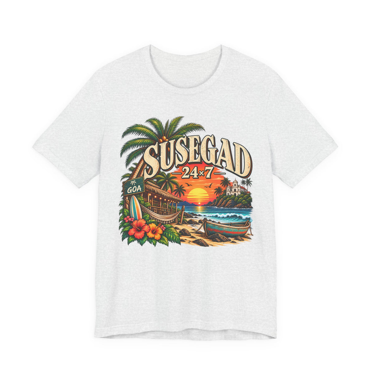 Susegad 24x7 Goa Sunset Jersey T-Shirt — product image 6