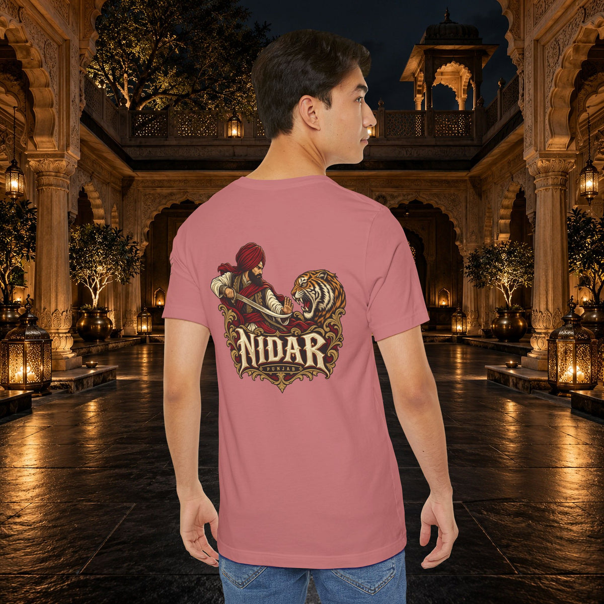 Nidar Viking Tiger Graphic T-Shirt