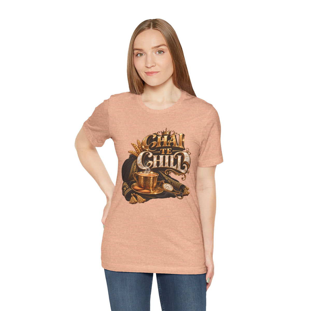 Chai Te Chilli T-Shirt — Vintage Indian Tea Design