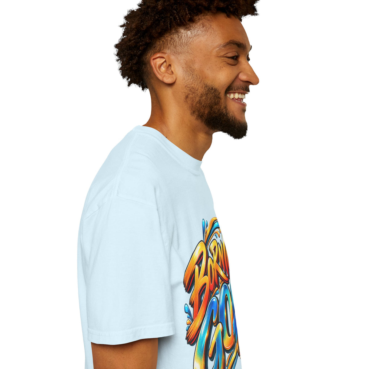 Born in Goa Graphic Tee | Garment-Dyed Cotton T-Shirt