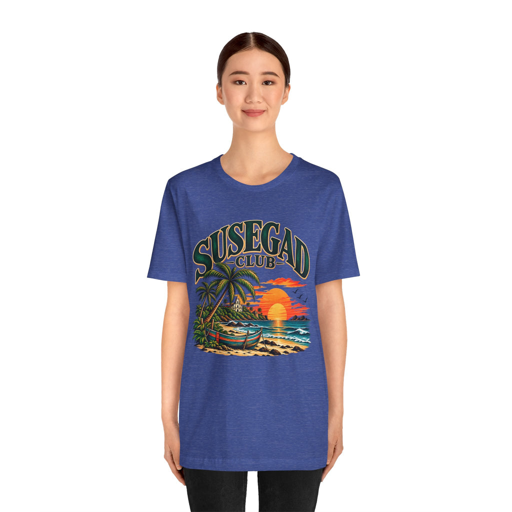 Susegad Club Sunset Beach Jersey T-Shirt