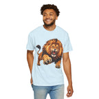 Roaring Lion Graphic T-Shirt — Bold Vintage Animal Tee