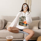 Susegad Club Tropical Sunset Crewneck Sweatshirt