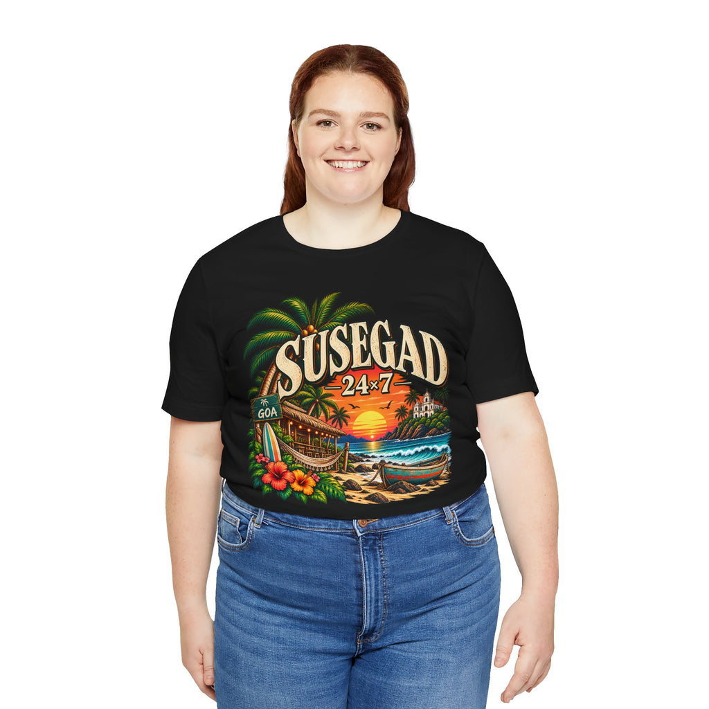 Susegad 24x7 Goa Sunset Jersey T-Shirt