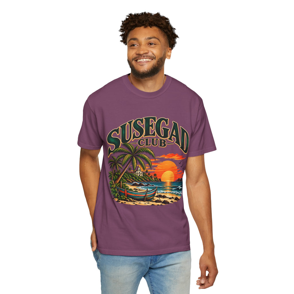 Susegad Club Sunset Beach Garment-Dyed T-Shirt