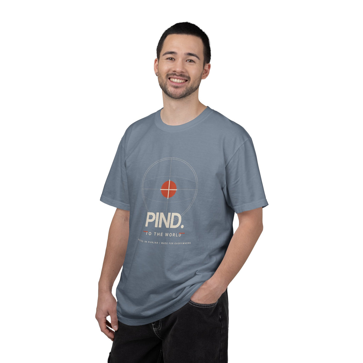 PIND. Punjabi Heritage Graphic T-Shirt | Garment-Dyed Tee