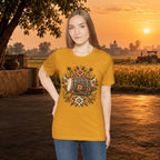Boho Folk Drum Mandala T-Shirt