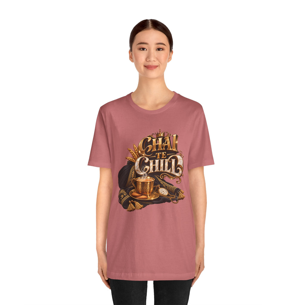 Chai Te Chilli T-Shirt — Vintage Indian Tea Design