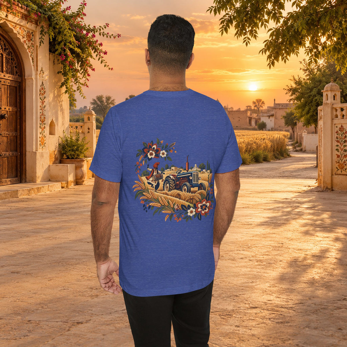 Boho Folk Drum Mandala T-Shirt