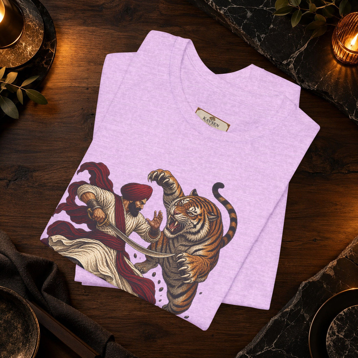 Nidar Viking Tiger Graphic T-Shirt