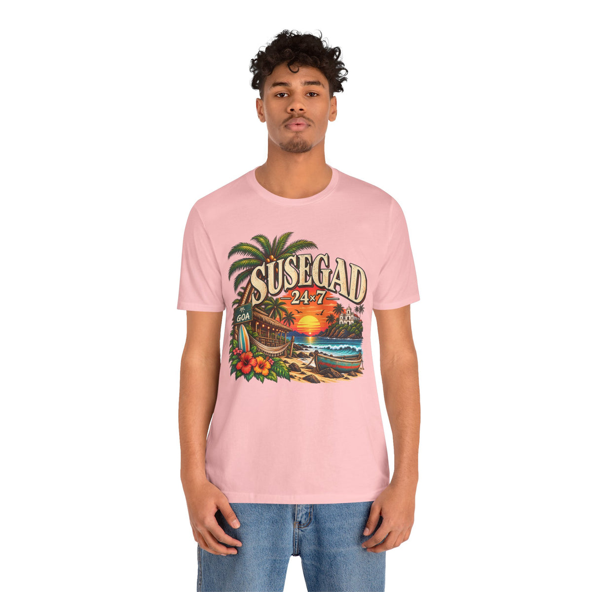 Susegad 24x7 Goa Sunset Jersey T-Shirt