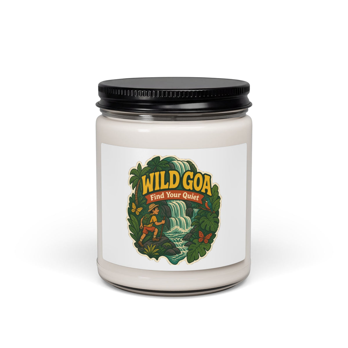 Wild Goa Soy Candle – "Find Your Quiet" 9oz (Travel & Adventure Scent) — product image 5