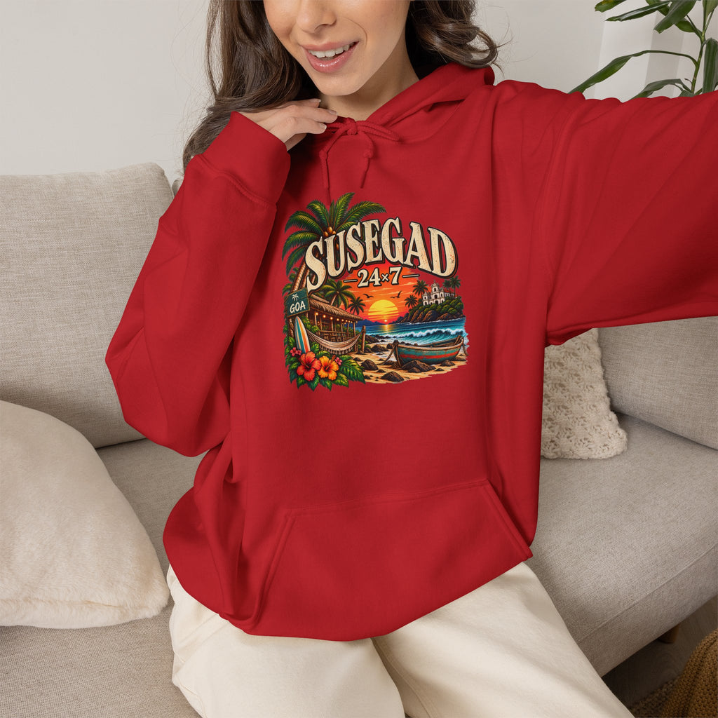 Susegad 24x7 Tropical Sunset Hoodie