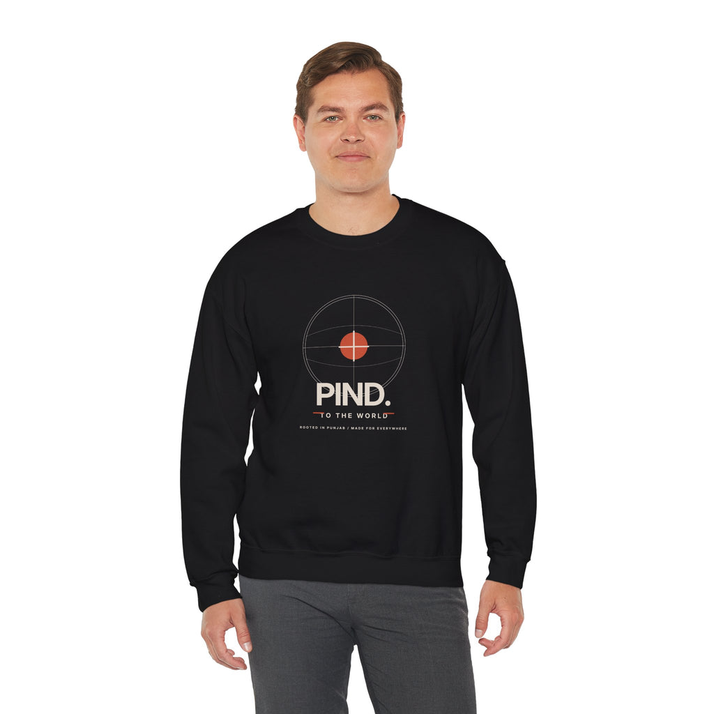 Minimalist 'PIND' Logo Crewneck Sweatshirt