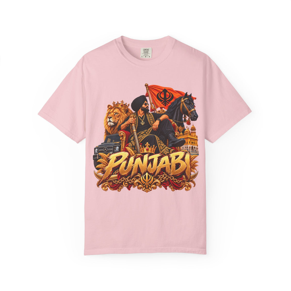 Punjabi Pride T-Shirt — Bold Nihang Warrior Design