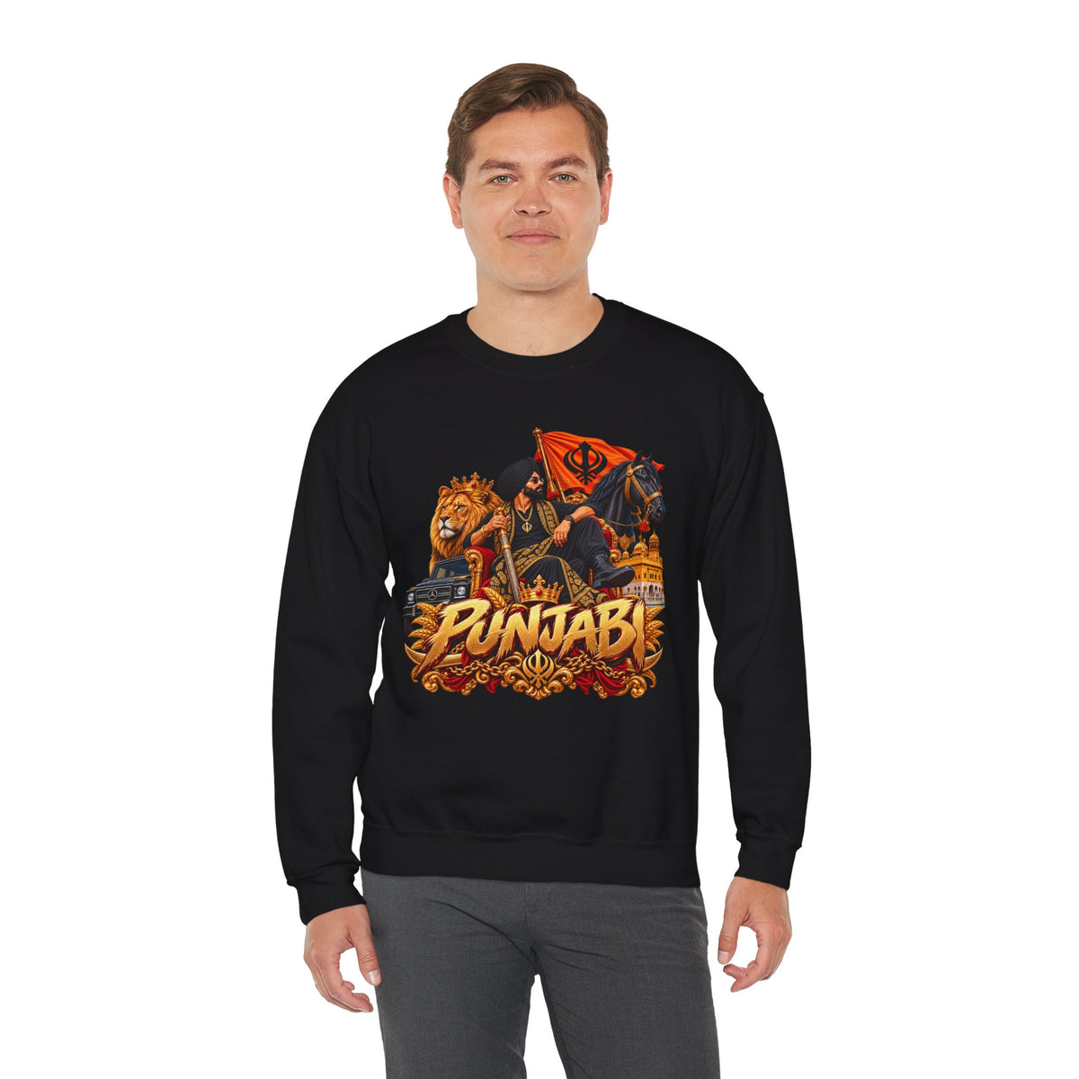 Punjabi Crest Crewneck Sweatshirt