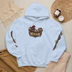 NIDAR Tiger and Bear Graphic Hoodie