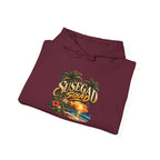 Susegad Squad Hoodie | Tropical Goan Sunset Graphic