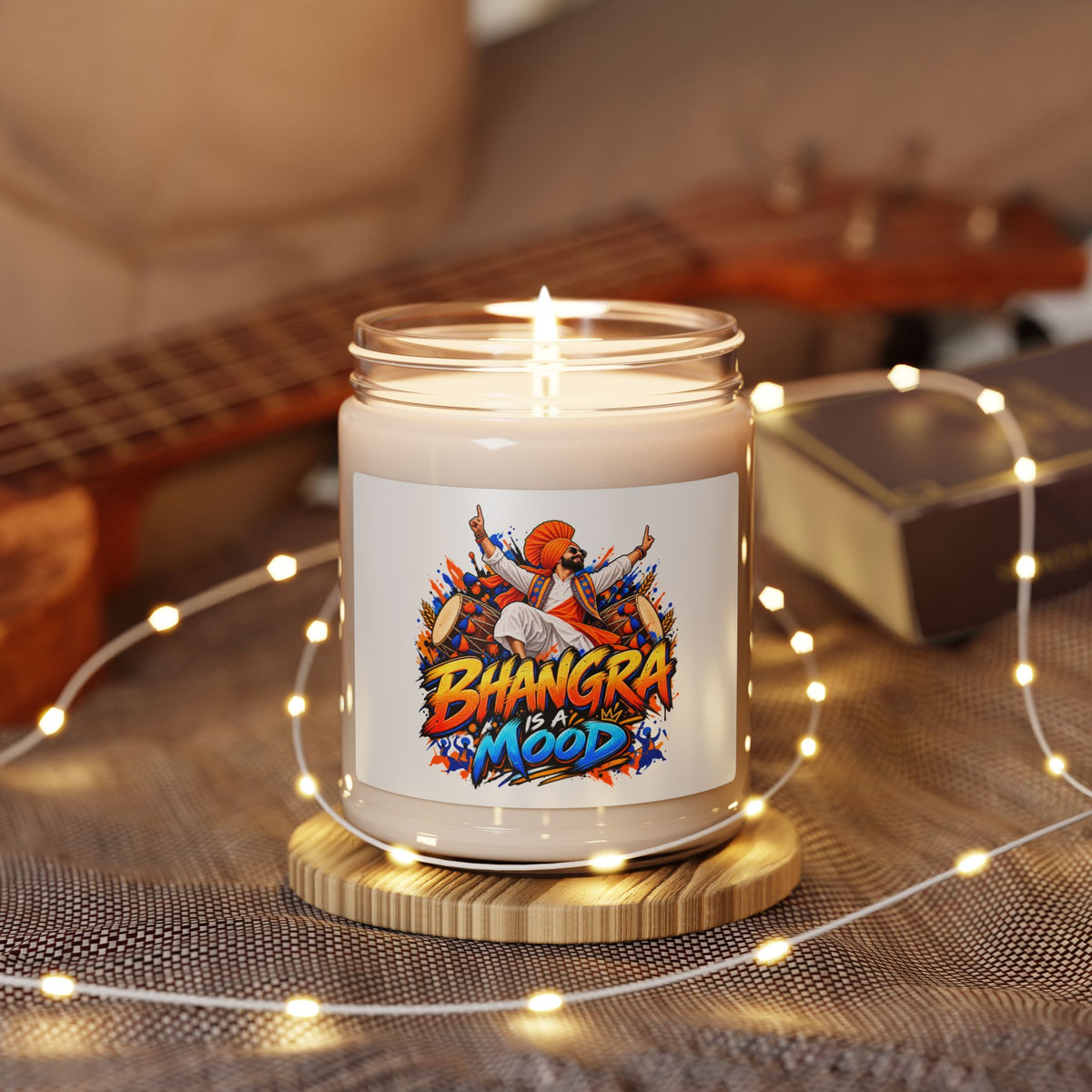 Bhangra Is A Mood Scented Soy Candle — 9oz Indian Dance Inspired Fragrance