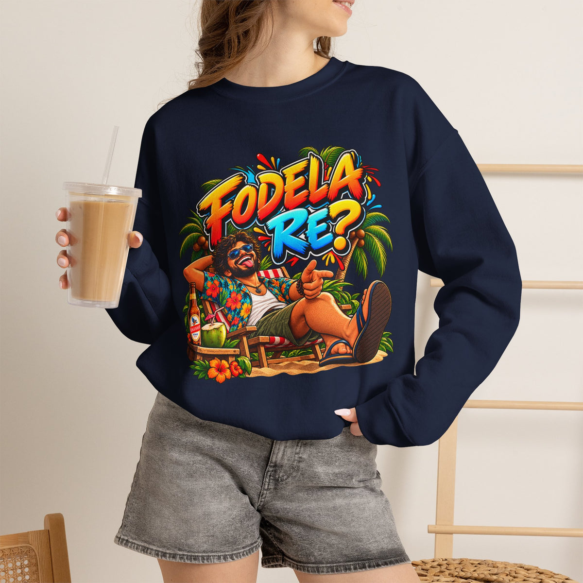 Fodela Re? | Goan Heritage Crewneck Sweatshirt