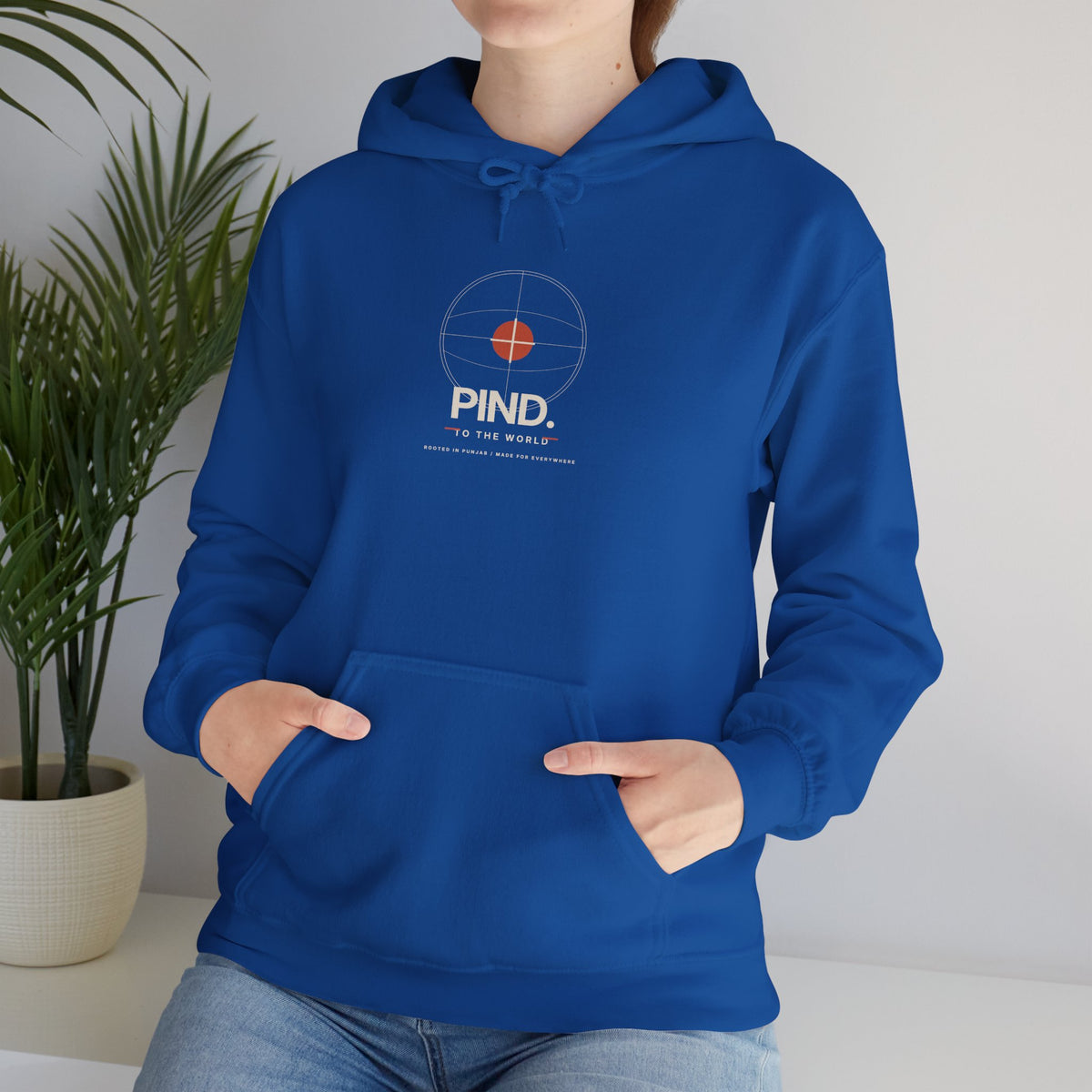 PIND. Minimalist Basketball Graphic Hoodie