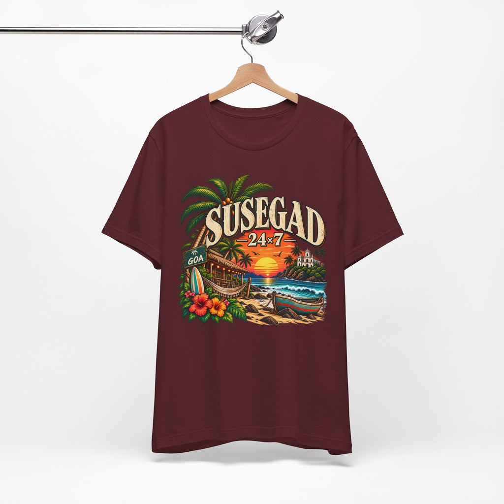 Susegad 24x7 Goa Sunset Jersey T-Shirt