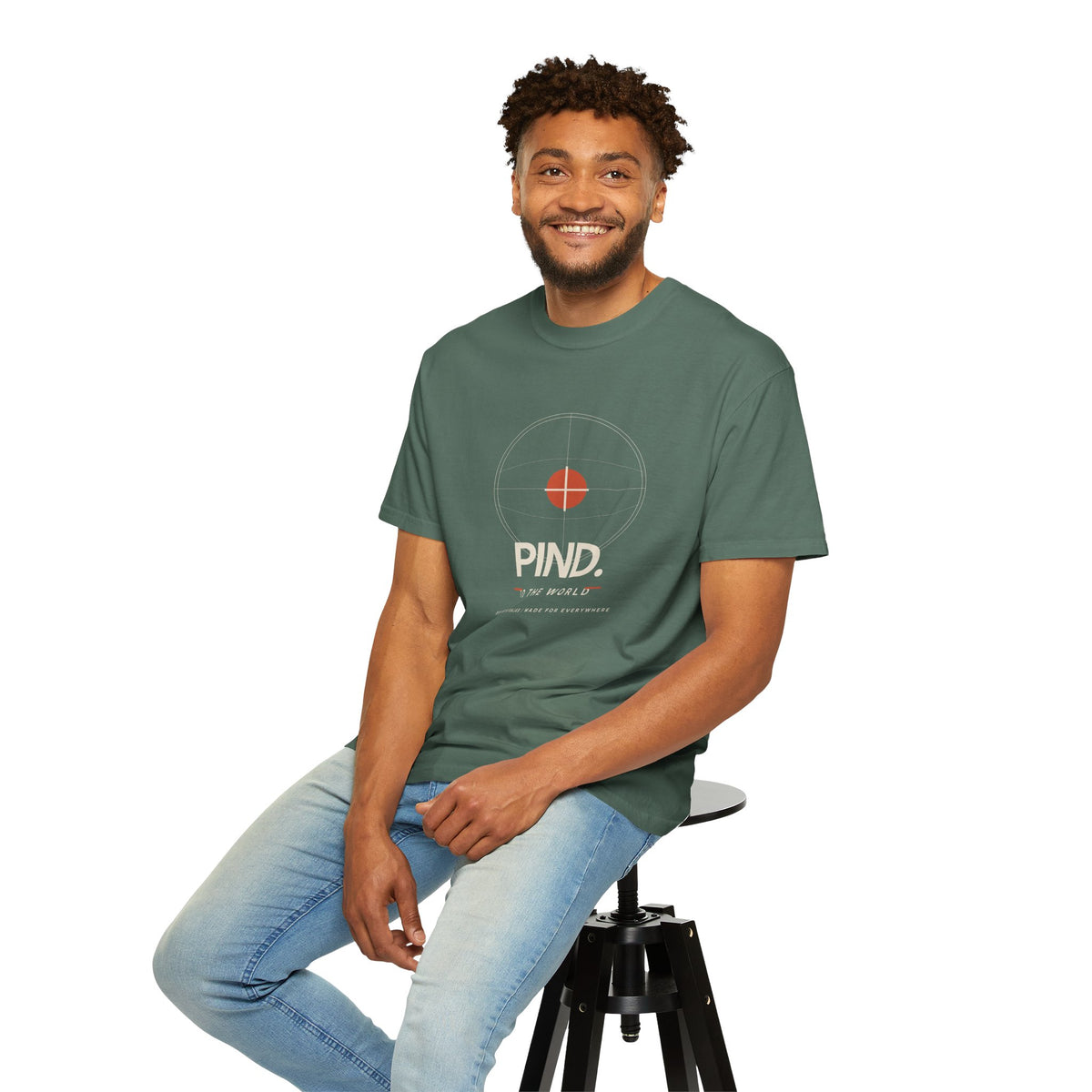 PIND. Punjabi Heritage Graphic T-Shirt | Garment-Dyed Tee