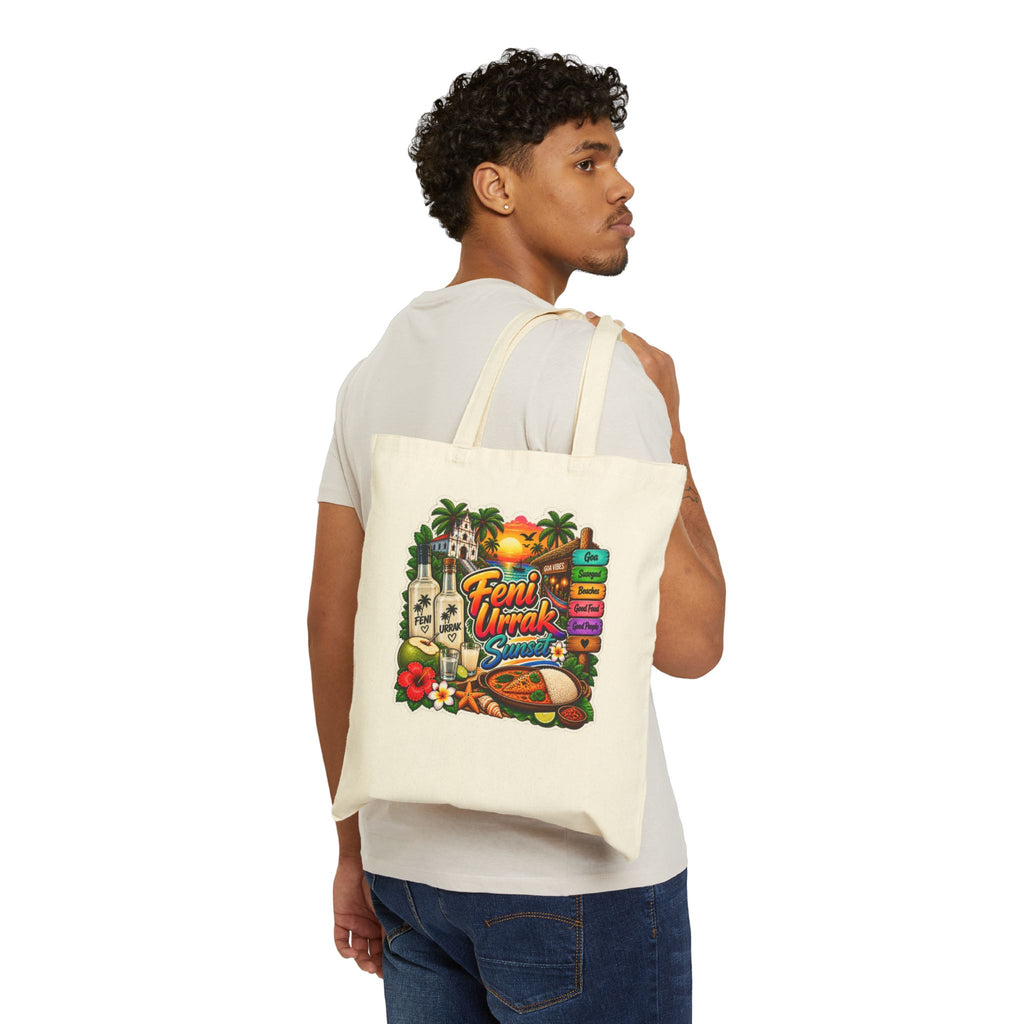 Susegad 24x7 | Goan Heritage Cotton Canvas Tote Bag