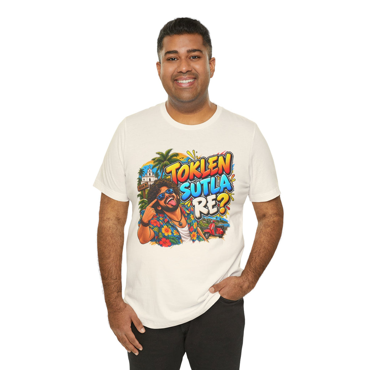Toklen Sutla Re? | Goan Heritage Jersey T-Shirt