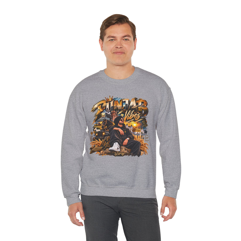 Crewneck Sweatshirt — Summer Vibes Graphic Pullover