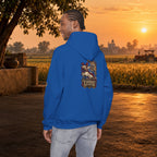 NIDAR Tiger and Bear Graphic Hoodie