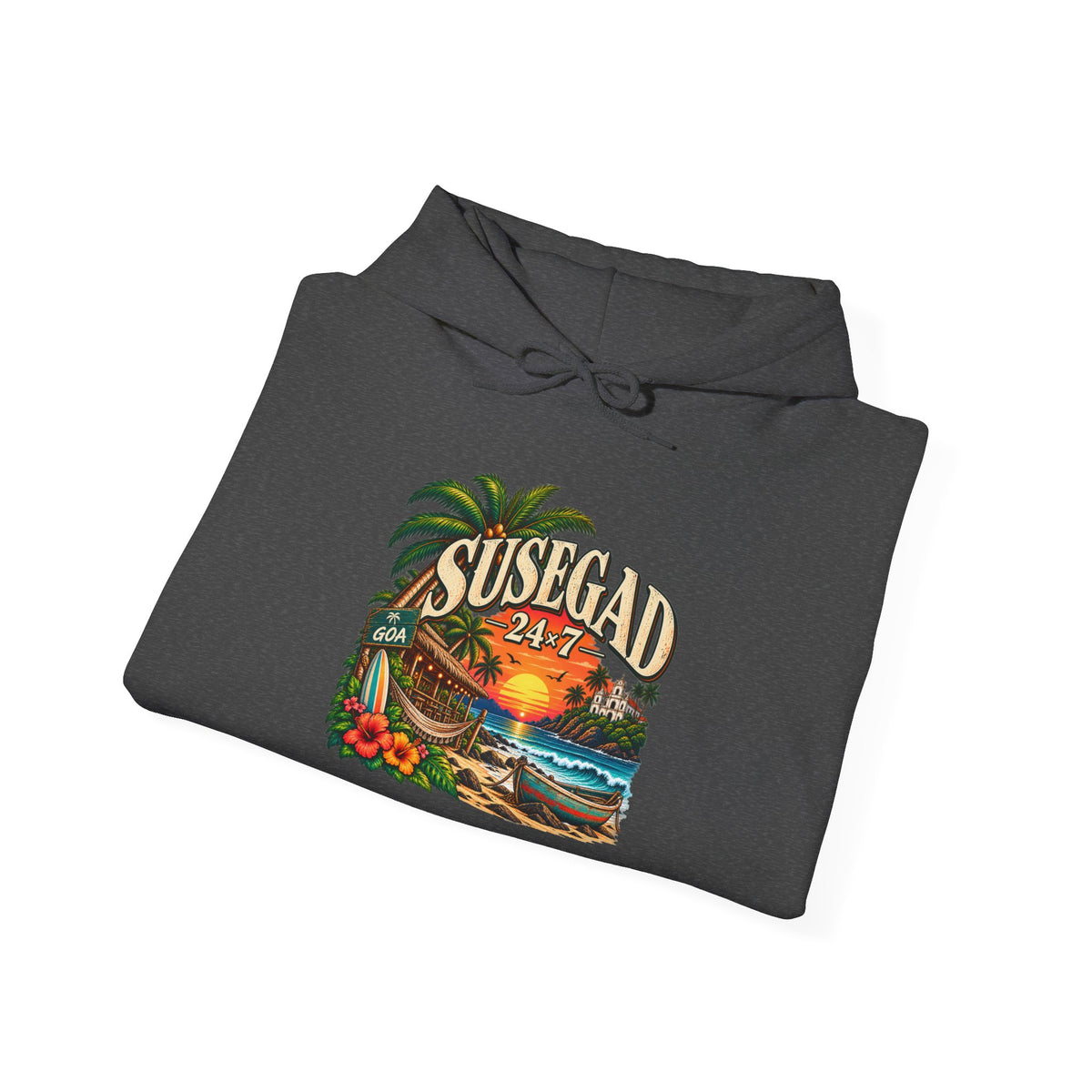Susegad 24x7 Tropical Sunset Hoodie